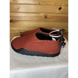 NIKE ACG MOC 'RUGGED ORANGE' Slip On Shoes DZ3407-800 RARE Size 4 Men‎